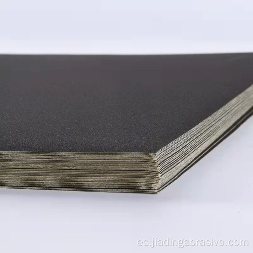 papel de lija emerio papel impermeable silicio carburo